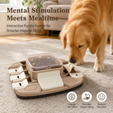 Dog Puzzle Toy – 3-Level Interactive Slow Feeder & Treat Dispenser